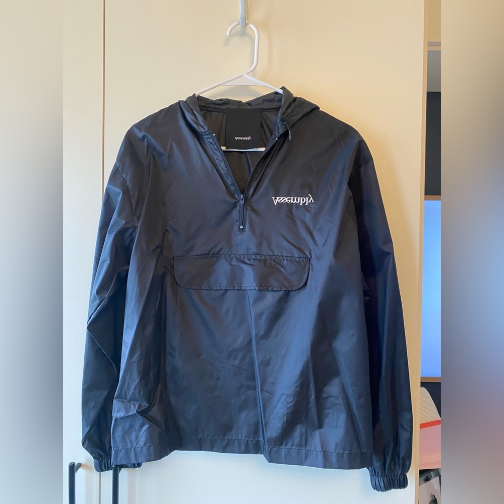 Assembly New York black windbreaker size small